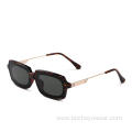 Customized design fashion vintage acrylic women retro shade sunglasses